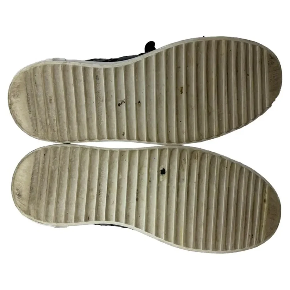 Louis Vuitton Monogram Time Out Sneakers in Black Leather - Picture 8 of 11